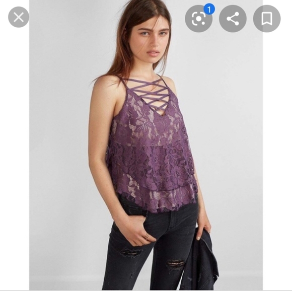 Express Tops - Express Lace Cami